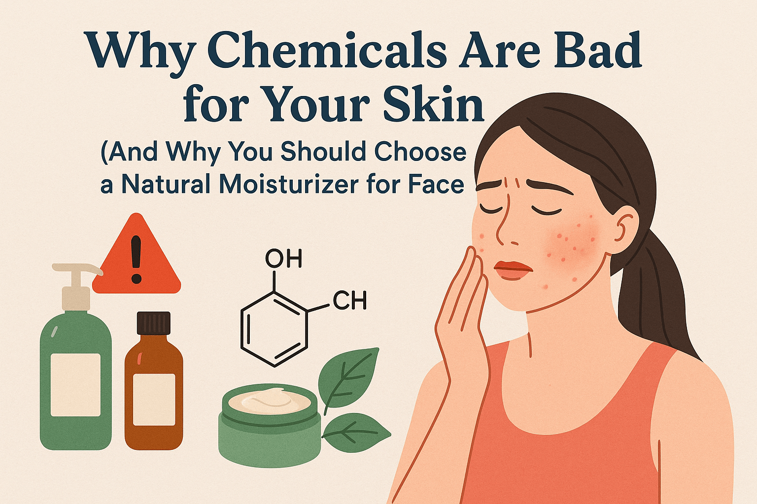 Why Chemicals Are Bad for Your Skin (And Why You Should Choose a Natural Moisturizer for Face)